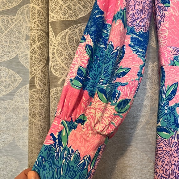 COPY - Pice EVEN MORE REDUCED! Lily Pulitzer wrap dress size XL - Picture 4 of 5